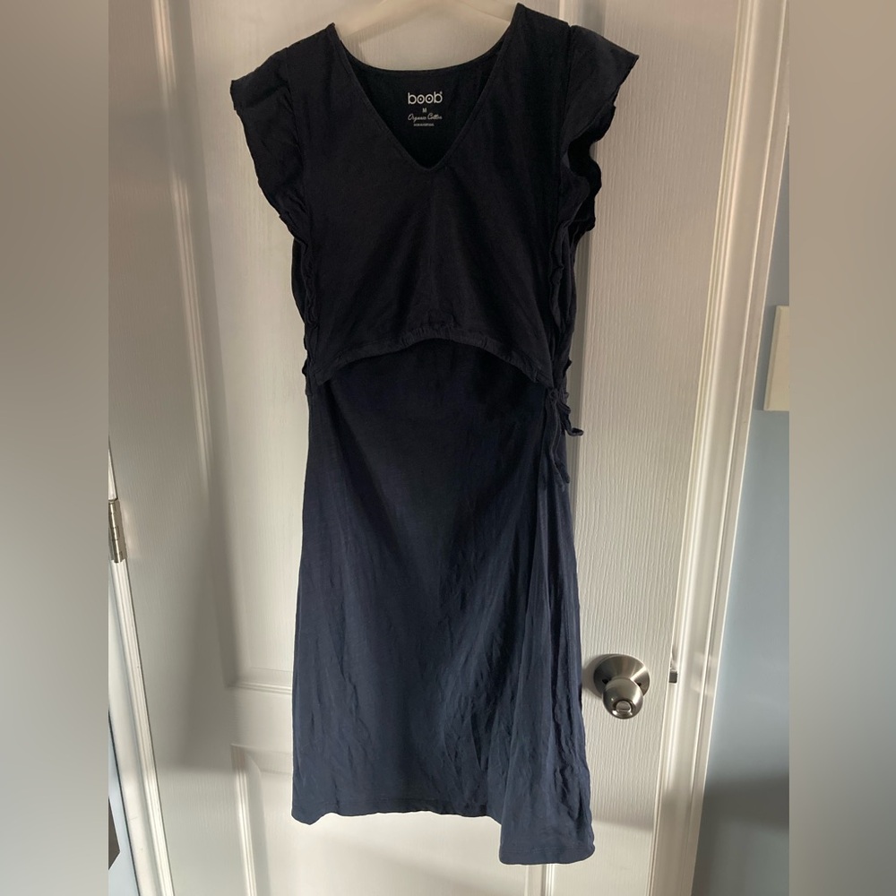 Boob medium nursing navy dress